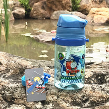 Load image into Gallery viewer, Eco-friendly Kids Drinking Cartoon Water Bottles BPA Free Tritan Straw Children Bottle Children Kettle Portable Sports Bottle