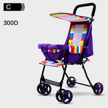 Load image into Gallery viewer, Wholesale lightweight baby stroller carriage travel convenient folding baby simple child mini pink four wheel trolley pram