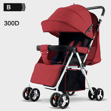 Load image into Gallery viewer, Wholesale lightweight baby stroller carriage travel convenient folding baby simple child mini pink four wheel trolley pram