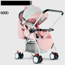 Load image into Gallery viewer, Wholesale lightweight baby stroller carriage travel convenient folding baby simple child mini pink four wheel trolley pram