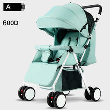 Load image into Gallery viewer, Wholesale lightweight baby stroller carriage travel convenient folding baby simple child mini pink four wheel trolley pram