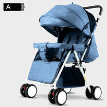 Load image into Gallery viewer, Wholesale lightweight baby stroller carriage travel convenient folding baby simple child mini pink four wheel trolley pram