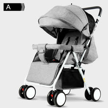 Load image into Gallery viewer, Wholesale lightweight baby stroller carriage travel convenient folding baby simple child mini pink four wheel trolley pram