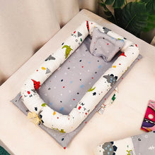Load image into Gallery viewer, Baby Bed cotton travel Nest Crib outdoor Portable Crib Newborn Sleeping baby basket protection pad YCQ002