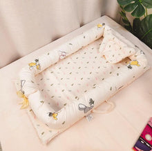 Load image into Gallery viewer, Baby Bed cotton travel Nest Crib outdoor Portable Crib Newborn Sleeping baby basket protection pad YCQ002
