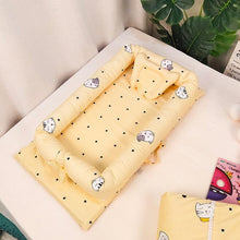 Load image into Gallery viewer, Baby Bed cotton travel Nest Crib outdoor Portable Crib Newborn Sleeping baby basket protection pad YCQ002